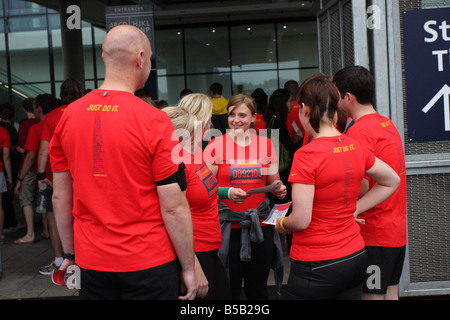 Guide a Nike razza Umana 10K, lo Stadio di Wembley, Londra Foto Stock