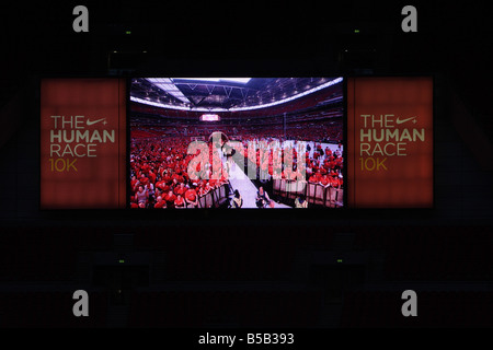 Nike gara di Londra, lo Stadio di Wembley 2008 Foto Stock