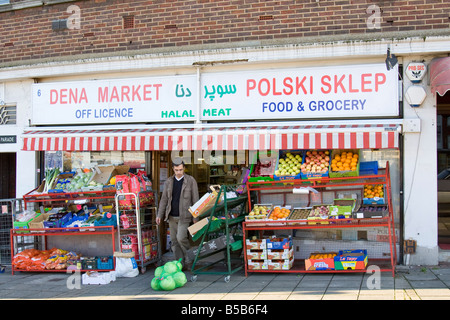Negozio polacco in Ealing, London REGNO UNITO Foto Stock
