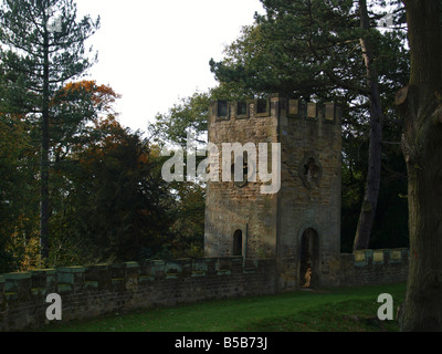 Wentworth Giardini di Castello Yorkshire Foto Stock