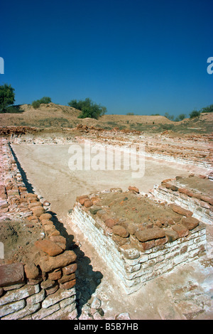 Sito archeologico di Harappa risalente al 3000 al 1700 A.C. quartiere Sahiwal Pakistan Asia Foto Stock