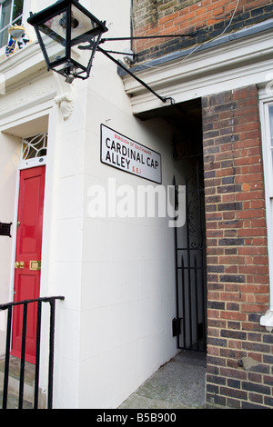 Il Cardinale Cap Alley, London, Regno Unito SE1 Foto Stock