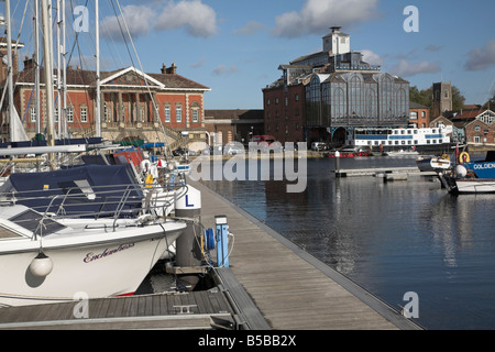 Riqualificazione urbana Ipswich Darsena Suffolk in Inghilterra Foto Stock