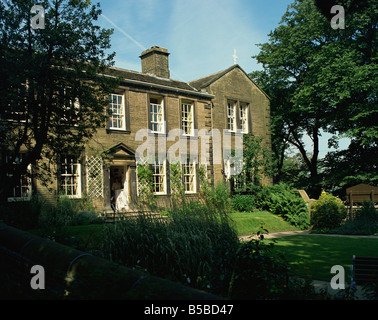 Bronte Parsonage Haworth West Yorkshire England Regno Unito Europa Foto Stock