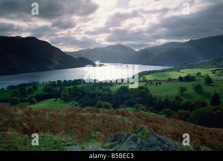 Ullswater, Parco Nazionale del Distretto dei Laghi, Cumbria, Inghilterra, Europa Foto Stock