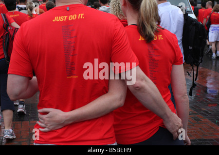 Guide a Nike razza Umana 10K, lo Stadio di Wembley, Londra Foto Stock