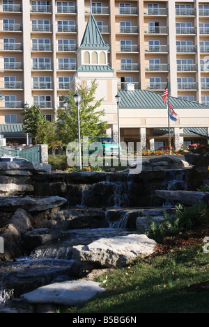 Chalet sul Lago hotel situato sul Lago di Table Rock dietro la diga di Branson Missouri Foto Stock