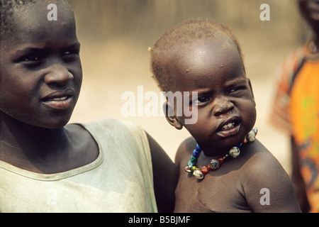 Carino bambini africani Foto Stock