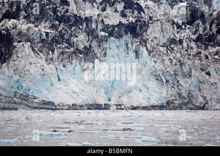 Turner Glacier fluisce nella baia di disincanto e di Yakutat Bay in Alaska Foto Stock