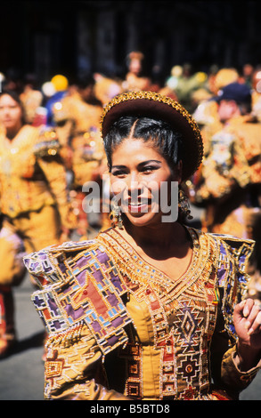 Caporales ballerino, Gran Poder festival, La Paz, Bolivia Foto Stock