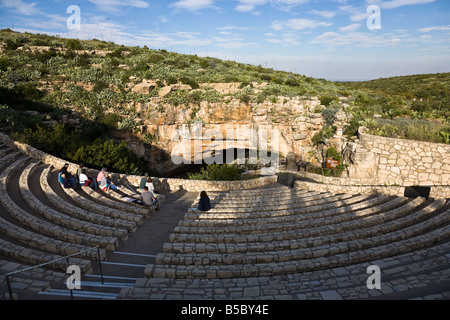 Ingresso naturale - Parco nazionale di Carlsbad Cavern nel Nuovo Messico, STATI UNITI D'AMERICA Foto Stock