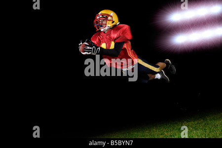 Giocatore di football americano Foto Stock