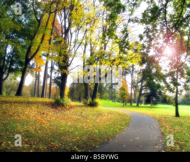 GB - GLOUCESTERSHIRE: Autunno in Cheltenham's Pittville Park Foto Stock