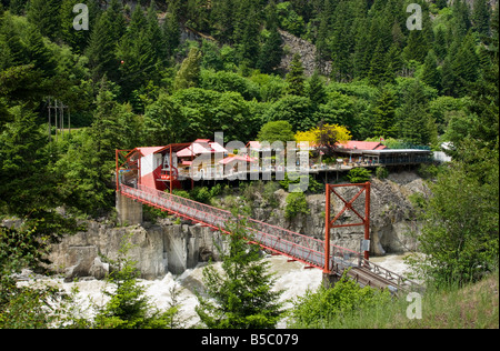 Hell's Gate complesso sul fiume Frazer in British Columbia Canada Foto Stock