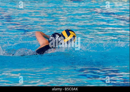 RIVERSIDE CA Aprile 2008 California Baptist University womens pallanuoto match Foto Stock