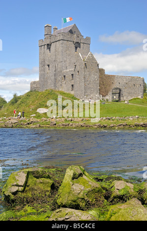 Dunguaire Castle, Kinvara, nella contea di Galway, Irlanda, Eire Foto Stock