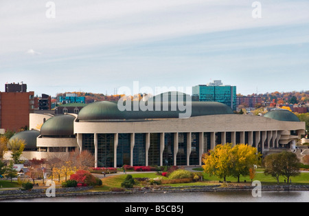 Il museo della civiltà si trova sulla riva del Quebec di Ottawa - Canada Foto Stock