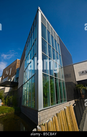 Sentiero di Budongo edificio 2008 Lo Zoo di Edimburgo di scimpanzé architetti casa Cooper Cromar Foto Stock