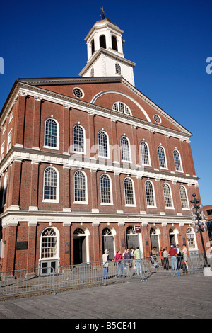 Faneuil Hall sul sentiero della libertà di Boston, Massachusetts Foto Stock