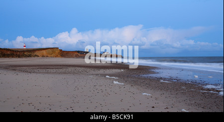 Happisburgh beach. Foto Stock