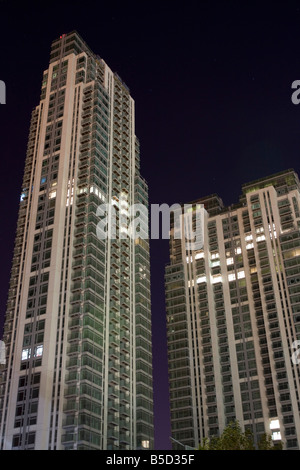 Penisola di Pan appartamenti residenziali - Docklands - Londra Foto Stock