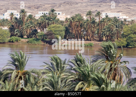 L' oasi di Sesibi, fondata nel XVIII dinastia, terza Cataratta del Nilo, la Nubia, Sudan, Africa Foto Stock