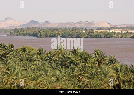 L' oasi di Sesibi, fondata nel XVIII dinastia, terza Cataratta del Nilo, la Nubia, Sudan, Africa Foto Stock