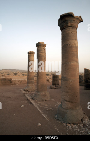 Tempio 100 nel grande contenitore a Musawwarat es Sufra, Sudan, Africa Foto Stock