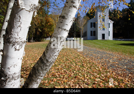 Trinità Chiesa Anglicana si trova in Cornish New Hampshire USA Questa chiesa è elencato nel Registro Nazionale dei Luoghi Storici Foto Stock