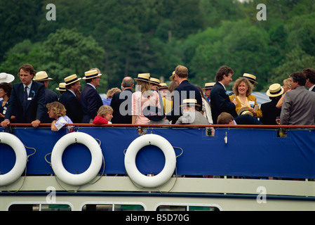 Henley Royal Regatta, Oxfordshire, Inghilterra, Europa Foto Stock