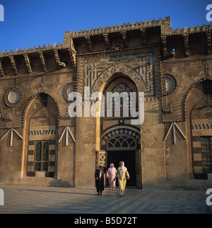 La Grande Moschea, fondata nel 715, Aleppo, Sito Patrimonio Mondiale dell'UNESCO, Siria, Medio Oriente Foto Stock