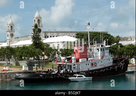 Rimorchiatore [Royal Naval Dockyard] Foto Stock