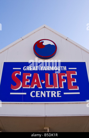 Il Sea Life Centre lungo il lungomare di Great Yarmouth Norfolk Regno Unito Foto Stock