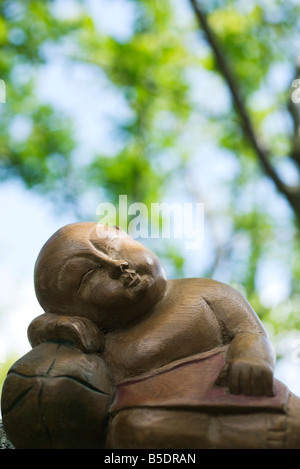 Sleeping statua del Buddha, close-up Foto Stock