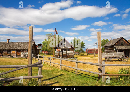 Quattro Venti Trading Post, Sant Ignazio, Regione di Missoula, Montana, USA, America del Nord Foto Stock