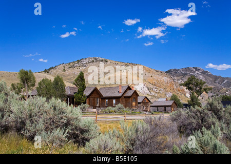 Stato di Bannack Park città fantasma, Dillon, Montana, USA, America del Nord Foto Stock