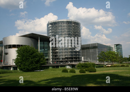 Glaserne Manufaktur volkswagen auto trasparente factory Dresden Germania Giugno 2008 Foto Stock