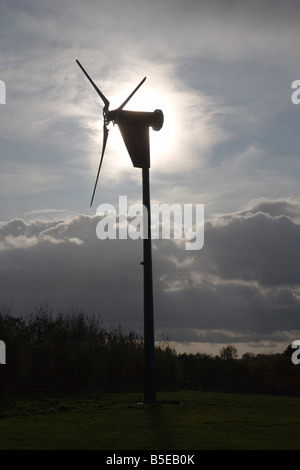 Turbina eolica nel Derbyshire Foto Stock