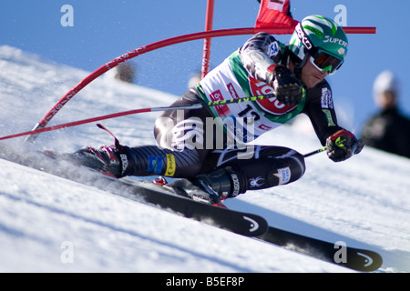 SOELDEN AUSTRIA OTT 26 Bode Miller Stati Uniti d'America in competizione nella mens slalom gigante presso il Ghiacciaio Rettenbach Soelden Austria Foto Stock