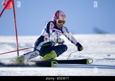 SOELDEN AUSTRIA OTT 25 Nicole pretesto ITA competere nel womens slalom gigante presso il Ghiacciaio Rettenbach Foto Stock