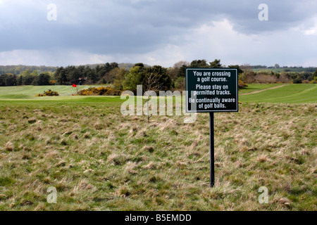 Bungay comune corso di golf Foto Stock