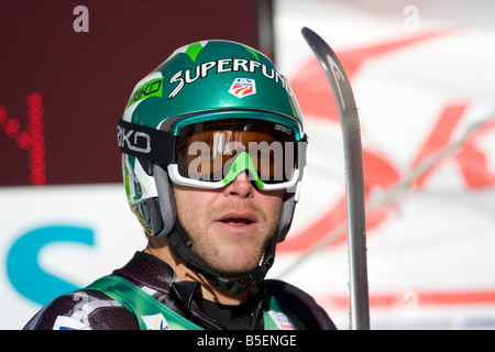 SOELDEN AUSTRIA OTT 26 Bode Miller Stati Uniti d'America in competizione nella mens slalom gigante presso il Ghiacciaio Rettenbach Foto Stock