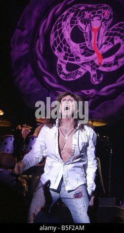 Rock band Whitesnake giocando a Newcastle City Hall cantante David Coverdale nella foto 26 06 06 Foto Stock