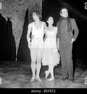 Photocall era detenuto per il nuovo Roland Petit ballet 'Pelleas et Melisande' per Margot Fonteyn e Rudolf Nureyev at Royal Opera House Foto Stock