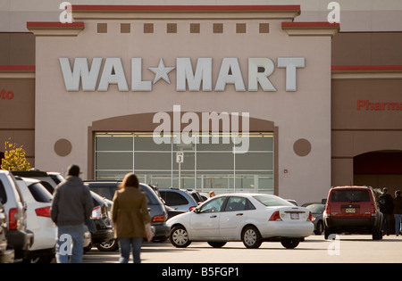 Wal Mart discount department store Foto Stock