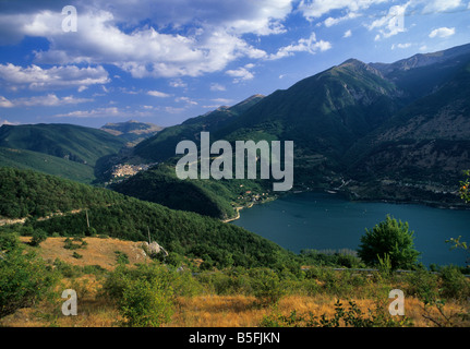 Scanno L Aquila Abruzzo paesaggi Foto Stock