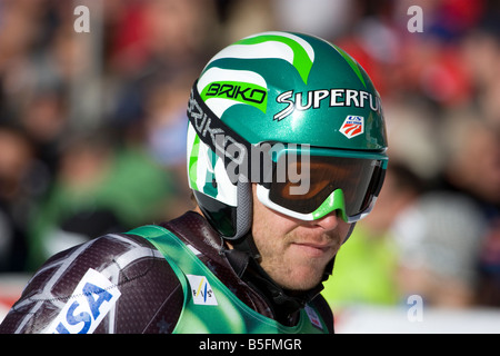 SOELDEN AUSTRIA OTT 26 Bode Miller Stati Uniti d'America in competizione nella mens slalom gigante presso il Ghiacciaio Rettenbach Foto Stock