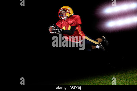 Giocatore di football americano Foto Stock