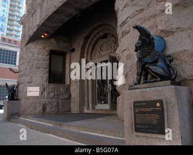 Ex Chicago Historical Society Building. In prossimità del lato nord. Chicago. Illinois. Stati Uniti d'America Foto Stock