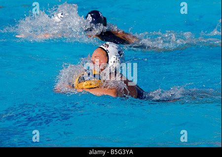 RIVERSIDE CA Aprile 2008 California Baptist University womens pallanuoto match Foto Stock